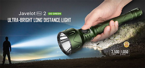 Olight Javelot Pro 2 LED Flashlight is Brighter & Longer-Lasting